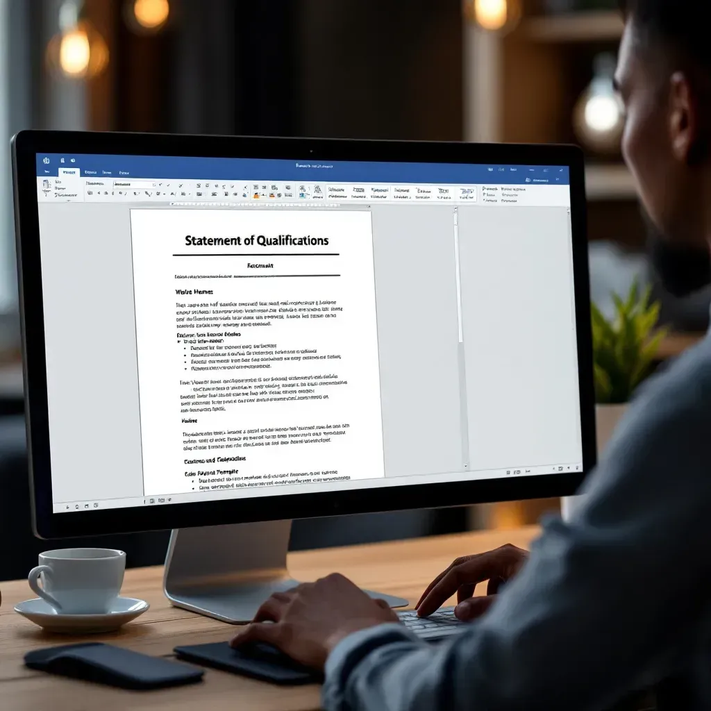 Cover image for Plantillas de Declaración de Cualificaciones en Word: Guía Completa