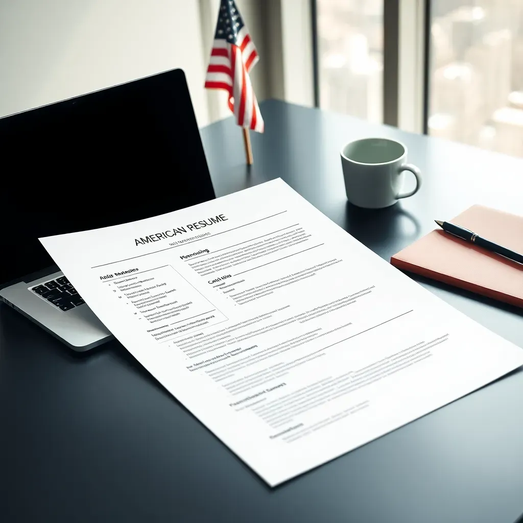 Cover image for American Resume Format Samples: Templates and Examples for the U.S. Job Market