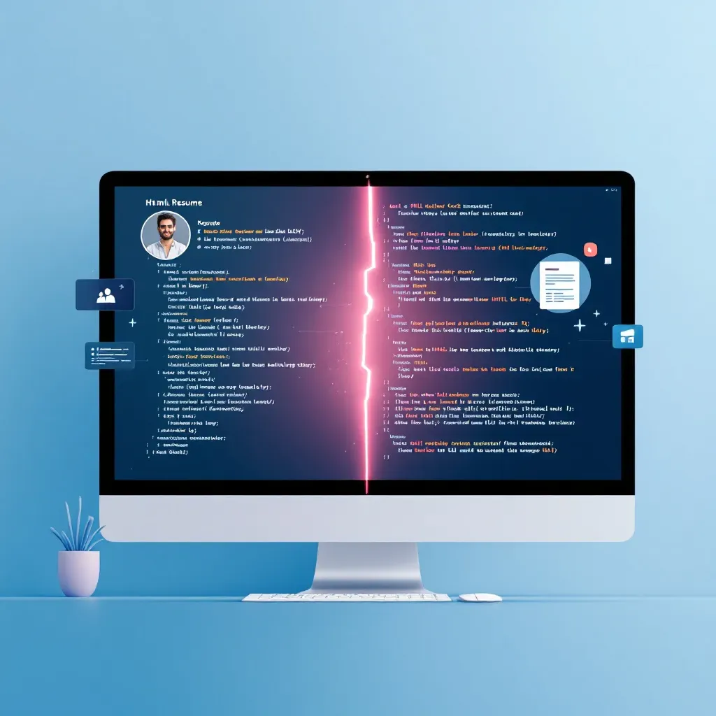 Cover image for Estructura de Currículum HTML: Guía Completa para Crear un CV Digital Profesional