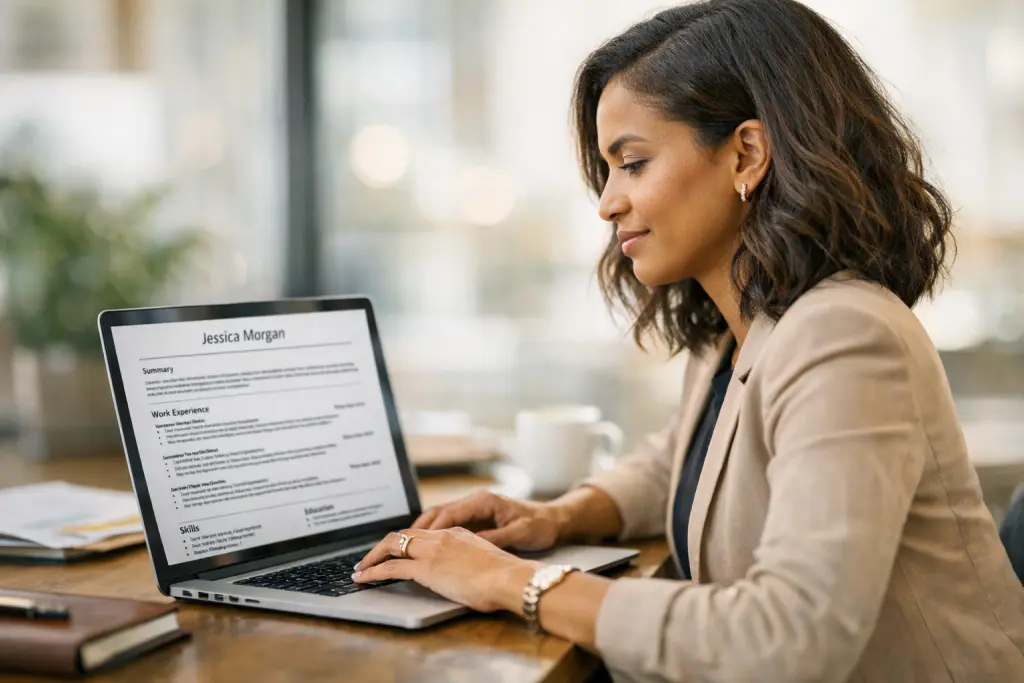 Professional working with ResuFit